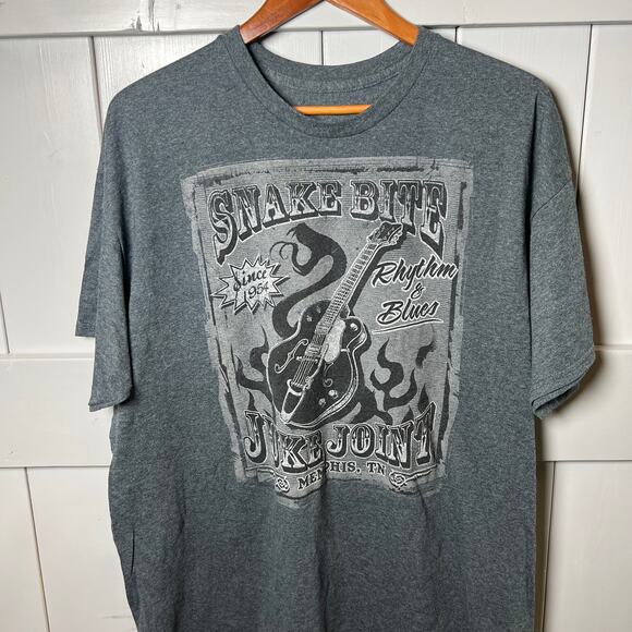 unknown Other - Memphis Tennessee Guitar Graphic Tee Size XL